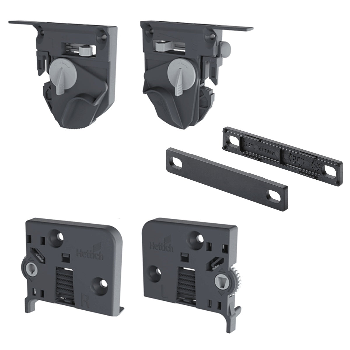 Quadro 5D Locking Devices With Spacers